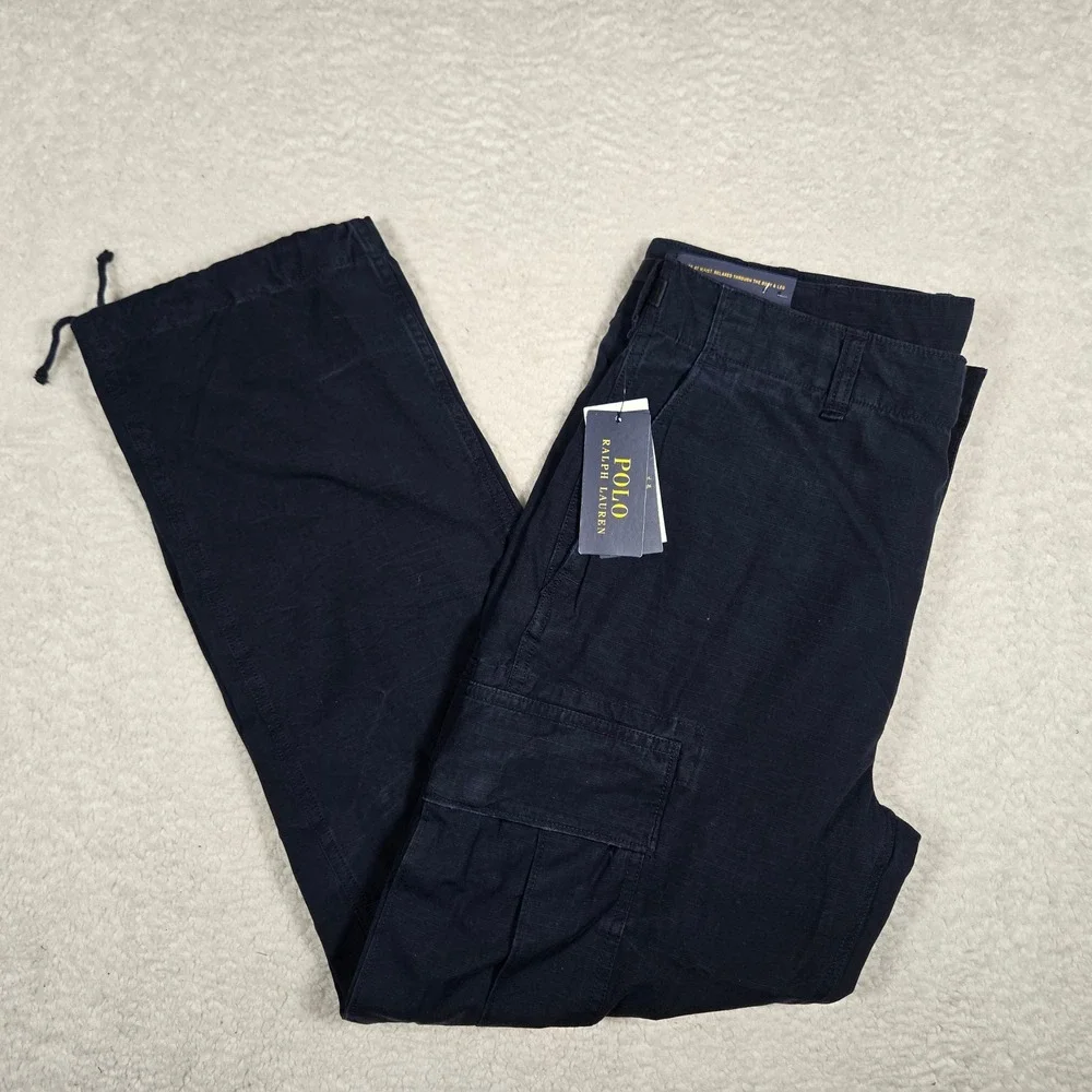 Polo Ralph Lauren Mens 31x30 Relaxed Fit Surplus Utility Cargo Pants Navy
